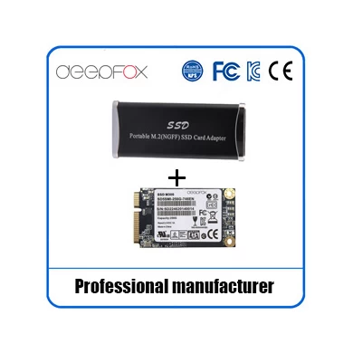 Deepfox SSD mSATA 128 GB disco rigido SSD con custodia per tablet PC / Ultra libri
