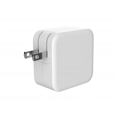 Chargeur compact E-sun 61W GaN Tech PD pour chargeurs pour appareils mobiles avec 2 sorties Type-C