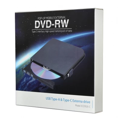 ECD916-c Externer DVD-Brenner mit Typ C und Typ A Interface
