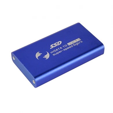 ES-MSATA (bleu) 2.5 pouces SATA HDD Enclosure