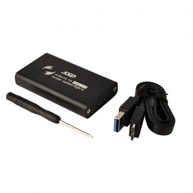 ES-MSATA (noir) 2.5 pouces SATA HDD Enclosure