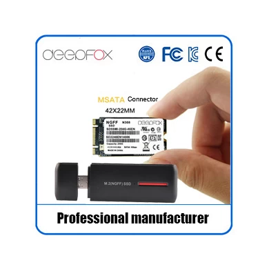 Portable mini mobile hard disk box suitable for M. 2 (NGFF) SSD