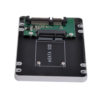 HD2570-MI mSATA SSD to 2.5 inch HDD Enclosure Case Converter Adapter