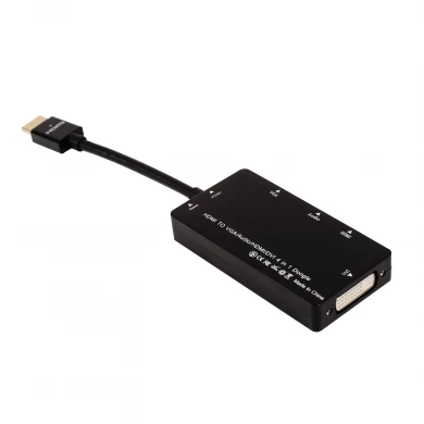 4 en 1 HDMI vers VGA & HDMI & DVI & Audio