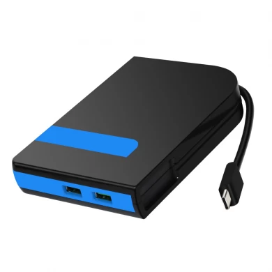 Multi-functional USB3.1 Type-C Charger for Laptop, with 3*USB3.0 HUB, 2*Quick Charger QC3.0 With Switch