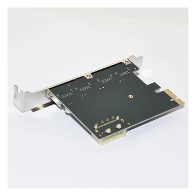 M 4-Port PCI-E auf USB 3.0 HUB PCI Express-Erweiterungskartenadapter Unterstützt eine Geschwindigkeit von 5 Gbit / s