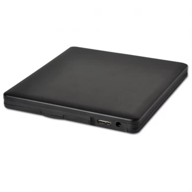ODP1202-SU3 USB 3,0 12.7 mm Aluminiumlegierung externes DVD-Gehäuse (schwarz)