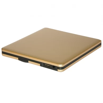 ODP1202-SU3 USB3.0 12.7mm Aluminiumlegierung Externes DVD-Gehäuse (Gold)
