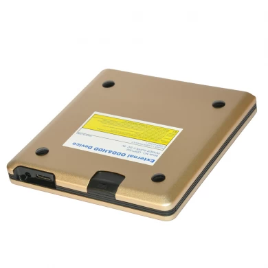 ODP1202-SU3 USB3.0 12.7mm alliage d'aluminium externe boîtier de DVD (or)
