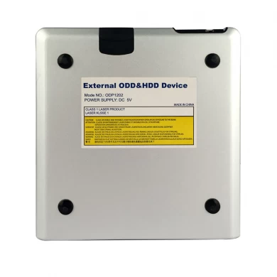 ODP1202-SU3 USB3.0 12.7mm Caja de DVD externa de aleación de aluminio (Siver)
