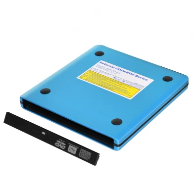 ODPS1203-SU3 Pop-up 12.7mm USB3.0 Aluminium External DVD Case (Blue)