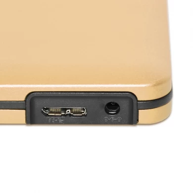 ODPS1203-SU3 Pop-up 12.7mm USB3.0 Aluminium External DVD Case (Gold)