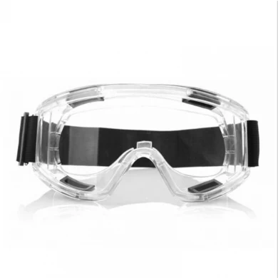 1 verpackte medizinische Schutzbrille, Antibeschlagbrille, Brillenschutz gegen Staub und Spritzschutzbrille aus Kunststoff