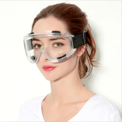 1 포장 의료 보호 고글, 안티-안경 고글 안경 안티 먼지 및 밝아진 플라스틱 고글
