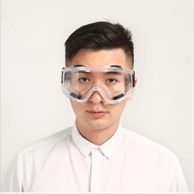 1 lunettes de protection médicale emballées, lunettes anti-buée lunettes anti-poussière et éclaboussures lunettes en plastique