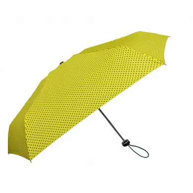 19 inch * 6k spot lightweight aluminum and leopard mini folding umbrella