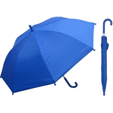 19 inch color matching plastic handle promotional kids umbrella