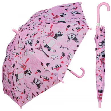 19-Zoll-Farbdruck schafft einen Regenschirm für Kinder mit Eadge Blumen.