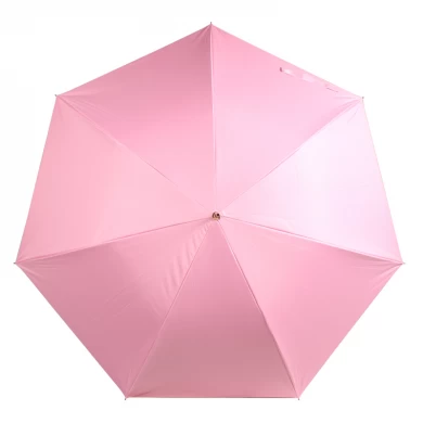 2019热卖7肋半自动轻量直阳光和雨女伞与UV涂层