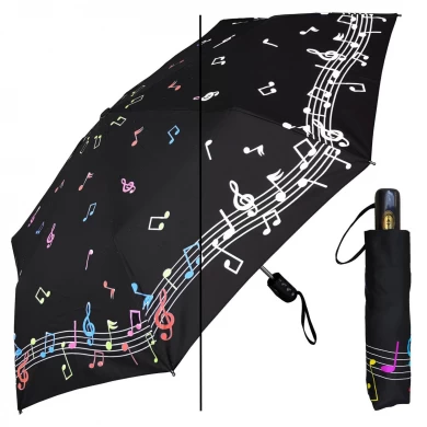 Cadeau magique de changement de couleur et de promotion de 21 pouces * 8K mini parapluie pliant