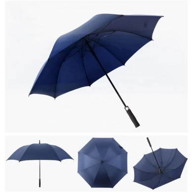 27 "* 8k 자동 고품질 광고 승진 유리 섬유 프레임 골프 우산을 엽니 다