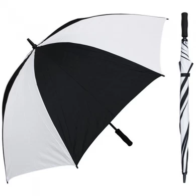 30 inch handmatige open hoogwaardige winddichte fiberglas EVA golfhandvatparaplu