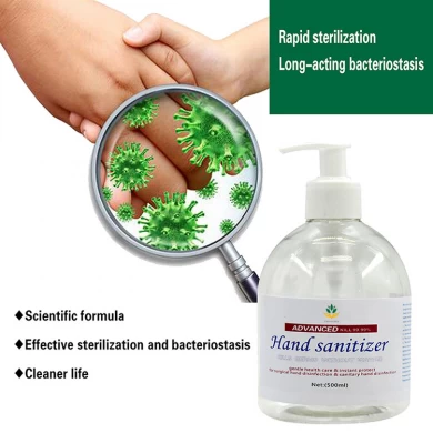 500ml Wash Disinfectant 75% Alcohol Gel  Hand Sanitizer Gel Antibacterial Alcohol Hand Sanitizer Gel CE