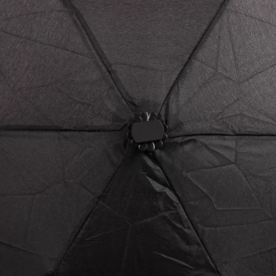 6k Supermini светло-черный складной алюминиевый каркас прямоугольник ручка зонтик