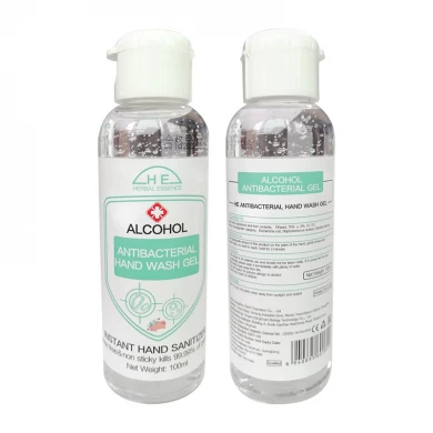 75% Alcohol Gel  Hand Sanitizer Gel Antibacterial Alcohol Hand Sanitizer Gel 100ml Wash Disinfectant CE
