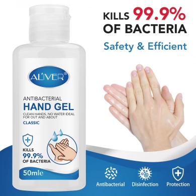 75% Alcohol Gel  Hand Sanitizer Gel Antibacterial Alcohol Hand Sanitizer Gel 50ml Disinfectant factory