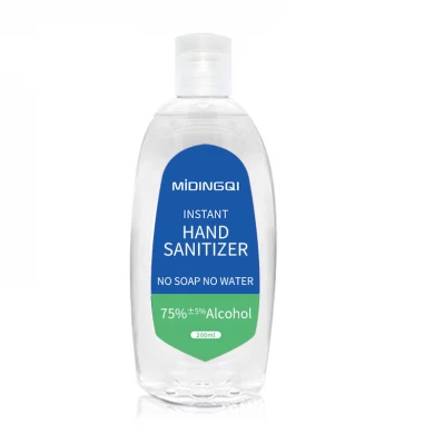 75% Alcohol Gel  Hand Sanitizer Gel Antibacterial Alcohol Hand Sanitizer Gel  Wash Disinfectant factory OEM design 200ml