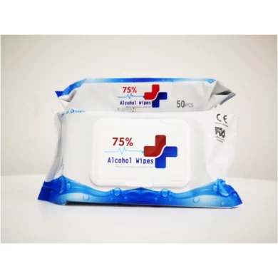 75% Alcohol wipes disinfectant cleaning wipes Antiseptic wet wipes