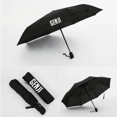 Parapluie se pliant fait sur commande promotionnel de cadeau de promotion de cadeau de publicité avec l'impression de publicités