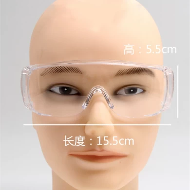 Lunettes de sécurité de protection anti-buée lentille claire protection contre les éclaboussures de produits chimiques lunettes de protection souples