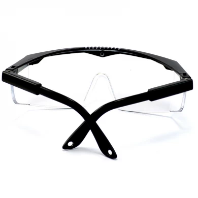 Anti-Schlag-Schutzbrille Klare Linse Sportfahrrad Arbeitsbrille Weiche Schutzbrille