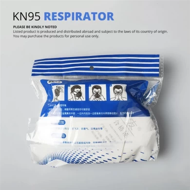 Anty wirusowy pył nadający się do recyklingu Gorąca sprzedaż 50 sztuk / worek ochrona kn95 do recyklingu maski twarzowe kn95