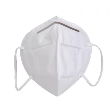 防毒白色无纺布可回收kn95口罩，通过CE认证