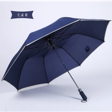 Auto open 2 fold umbrella with logo print golf umbrella Wholesale