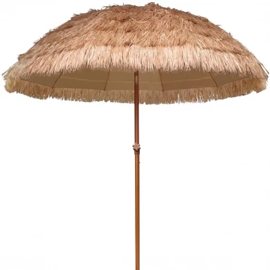 Big sun and rain straw umbrella for garden waterproof outdoor umbrella sun patio beach parasol