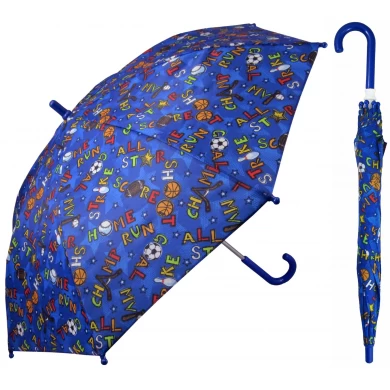 만화 디자인 다채로운 인쇄 도매 승진 어린이 우산