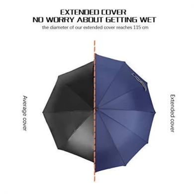 Preiswerter bunter Anti-UV 25 kundengebundener Logo-winddichter gerader Regenschirm für Mann und Frauen