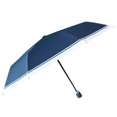 China Wholesale Korea Naval Style Paraguas Automatische Faltung Windproof Sun und Regen Regenschirm