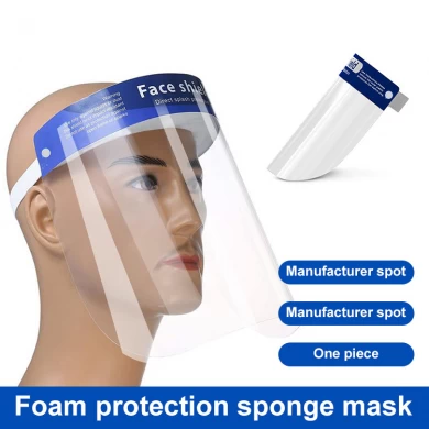 Viseras de protección facial completa de PET transparente