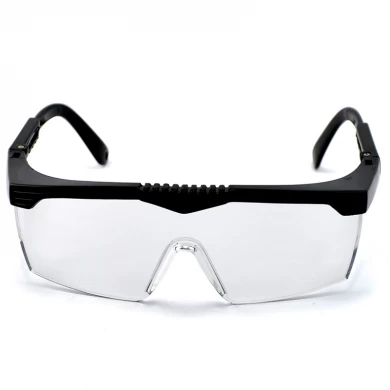 실험실 작업을위한 명확한 먼지 방지 야외 눈 보호 안전 고글 안경 충격 방지 경량 안경
