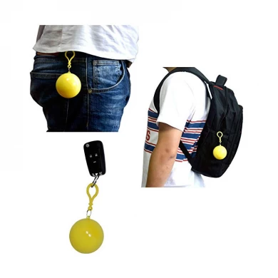 Convenient disposable emergency raincoats portable hook poncho ball for outdoor activities