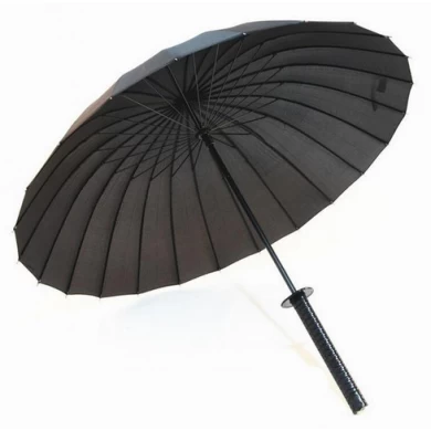 Aangepaste promotionele opvouwbare paraplu met 3 vouwbare reclame