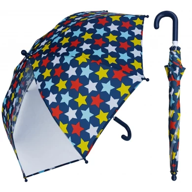 Diseño personalizado de paraguas para niños de 19 pulgadas. Comience la impresión a todo color con el panel POE.