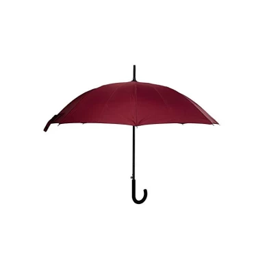로고 인쇄를 가진 주문을 받아서 만들어진 광고 23 inch * 8K 자동 열려있는 J 모양 손잡이 똑 바른 우산