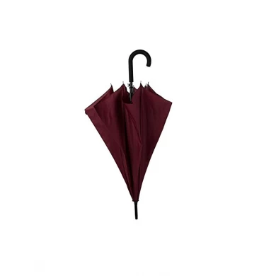 Indywidualna reklama Proste parasole w kształcie litery J z 23-calowym * 8K uchwytem w kształcie litery J z nadrukiem z logo