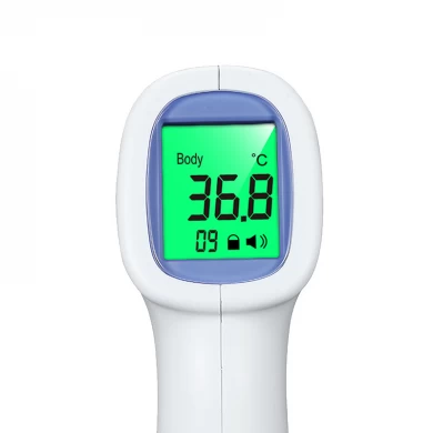 Cyfrowy, ręczny, elektroniczny, precyzyjny termometr na podczerwień o bezdotykowym czole